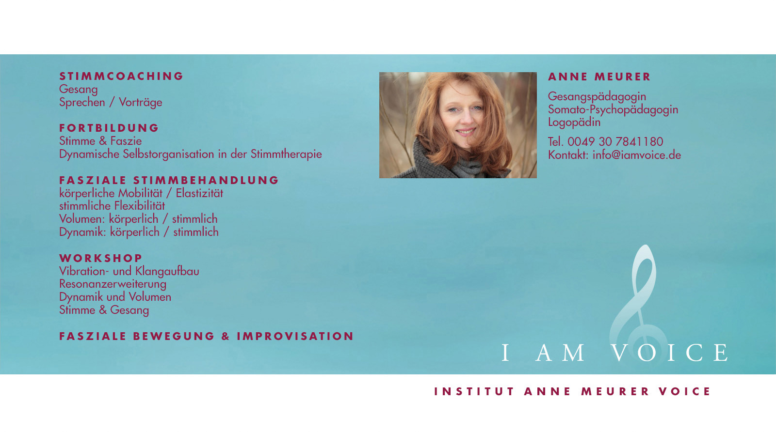 Institut Anne Meurer Voice Berlin